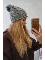 Fleecová čiapka Sonia K201 tmavo šedá