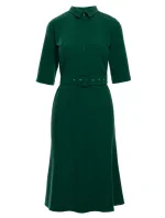 S231 Límec dresu s opaskom so sponou - zelený