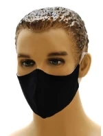 Dvojvrstvová rúška čierna - Vestis