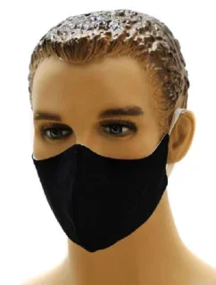 Dvojvrstvová rúška čierna - Vestis