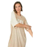 Dámska nočná košeľa YI30013 221 sv. béžová - DKNY