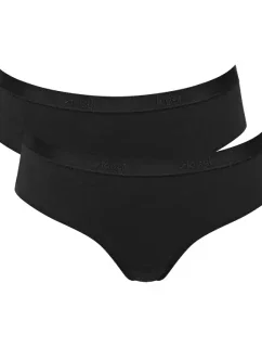 Dámske nohavičky GO Casual Hipster 2P - BLACK - black 0004 - SLOGGI