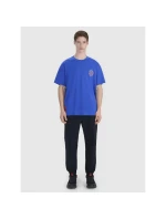 Pánske tričko oversize s potlačou 4F 4FWSS25TTSHM1979-36S