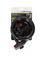 Zámok na bicykel so špirálovým lankom Dunlop 12 mm ST 56376