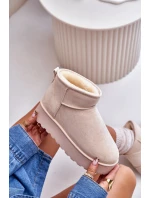 Śniegowce Damskie Na Platformie Ocieplane Futerkiem Jasnobeżowe Xamella Śniegowce Damskie Na Platformie Ocieplane Futerkiem Jasnobeżowe Xamella