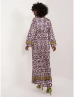 DHJ SK 16656 Šaty.13X tmavo fialová