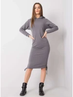 Šaty RV SK 6163.02X tmavosivé Šaty RV SK 6163.02X tmavosivé