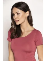 Blúzka Carla s krátkym rukávom Antique pink - Babell