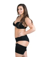 Pohodlné stehenné pásy čierne - Julimex