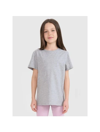 Dievčenské jednofarebné tričko 4F 4FJWSS25TTSHF2177-27M