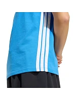 Dámske bavlnené tričko adidas Essentials 3-Stripes light blue KC5197 Dámske bavlnené tričko adidas Essentials 3-Stripes light blue KC5197