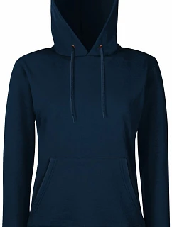 Fruit of the Loom Classic Lady-Fit Hooded Sweat Dámska mikina s kapucňou 16.2038 tmavomodrá