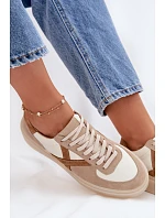 Dámske semišové kožené tenisky Zazoo N1108S5 beige Dámske semišové kožené tenisky Zazoo N1108S5 beige