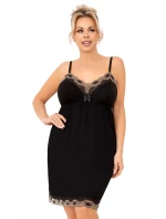 Nočná košeľa Hana II plus Black - Donna