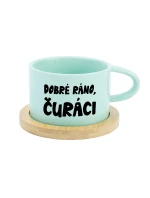 DOBRÉ RÁNO, ČURÁCI - mint hrníček makronka 200 ml