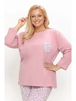 3656 DÁMSKE DLHÉ PYŽAMO AGNESSA 4XL–6XL 3656 DÁMSKE DLHÉ PYŽAMO AGNESSA 4XL–6XL
