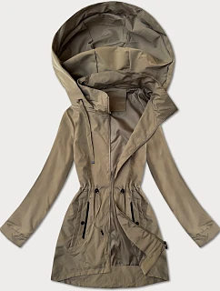 Dámska prechodná bunda bez zateplenia J Style beige (16M9251-84)