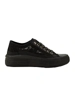 Lee Cooper dámske športové topánky black platform lace-up women's Lee Cooper dámske športové topánky black platform lace-up women's