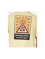 Pánske tričko RIP CURL Search Dawn Tee, žlté Pánske tričko RIP CURL Search Dawn Tee, žlté