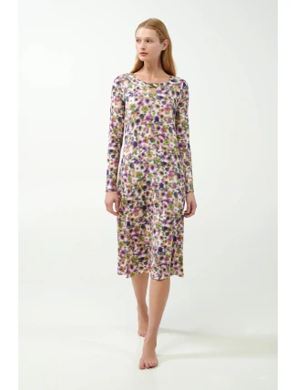 Vamp - Dlhá kvetinová nočná košeľa 21062 - Vamp Vamp - Dlhá kvetinová nočná košeľa 21062 - Vamp