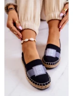 Damskie Espadryle Wsuwane Big Star JJ274963 Czarne