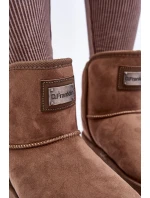 Wegańskie Śniegowce Na Platformie D.Franklin DFSH371004 Ciemnobeżowe