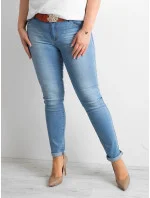 Dámske riflové nohavice 7134 - FPrice