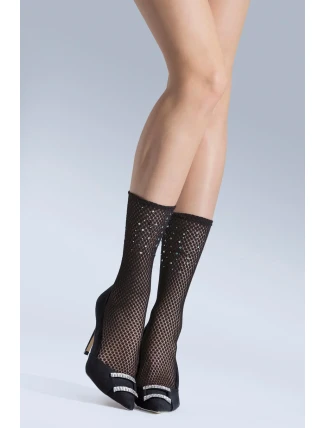 Dámske ponožky s kamienkami GLAMOURE 05