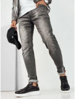 Pánske svetlosivé džínsové nohavice FashionStreet UX4228
