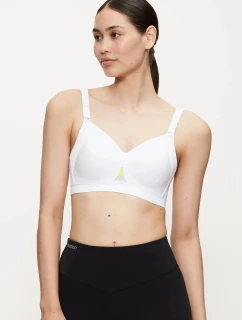 Dámska športová podprsenka Triaction Gravity Lite P EX - WHITE - biela 0003 - TRIUMPH