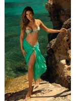 Dámske dvojdielne plavky Mykonos 2 S936MN2 Green Patterned - Self
