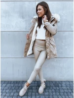 Dámska zimná bunda VIXEN beige FashionStreet TY3873