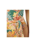 RIP CURL Brazílske jednodielne plavky zeleno-žlté