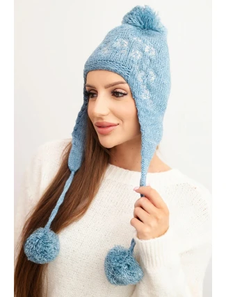 Dámske štuple do uší Emma K343 denim