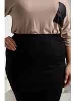 Dámska sukňa P352 čierna - Karko Dámska sukňa P352 čierna - Karko