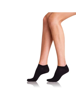 Dámske krátke ponožky 2 páry COTTON IN-SHOE SOCKS 2x - BELLINDA - čierna Dámske krátke ponožky 2 páry COTTON IN-SHOE SOCKS 2x - BELLINDA - čierna