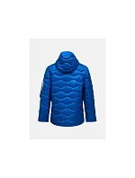 Pánska péřová bunda PEAK PERFORMANCE M Helium Aop Utility Down Hood, modrá farba Pánska péřová bunda PEAK PERFORMANCE M Helium Aop Utility Down Hood, modrá farba