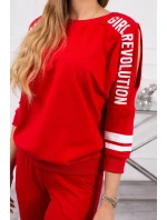 Dievča Revolution set červená