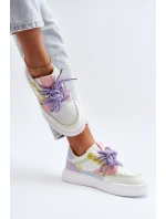Damskie Sneakersy Eko Skórzane Multikolor Avanalis