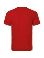 Základné tričko unisex červené 07 (štítok značky)