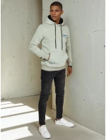 Pánska olivová mikina FashionStreet BX5683