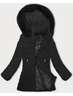 Dámska prešívaná zimná bunda J Style Black (16M9119-392)