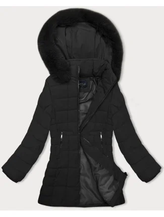 Dámska prešívaná zimná bunda J Style Black (16M9119-392)