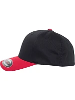Flexfit 6277T/6277TT 6-panelová čiapka Flexfit Wooly Combed 55.277T čierna/červená