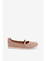 Športové baleríny s opaskom Beige Charmy Športové baleríny s opaskom Beige Charmy