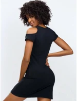 Dámska nočná košeľa Slip Esi Black - DKaren Dámska nočná košeľa Slip Esi Black - DKaren