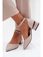 Lodičky na podpätku model 227804 Step in style