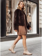 Dámske semišové béžové čižmy FashionStreet ZY1282 Dámske semišové béžové čižmy FashionStreet ZY1282