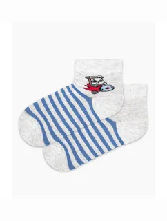 Gatta 224.N59, G24.N59 Cottoline Woisenne chlapčenské vzorované ponožky 21-26