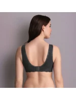 Anita Essential Lace - čipkovaná podprsenka bez kostice s vyberateľnými vypchávkami (5400) antracitová